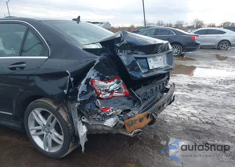 2012 Mercedes-Benz C 300 Sport 4Matic from USA, damaged, VIN WDDGF8BB0CR237698